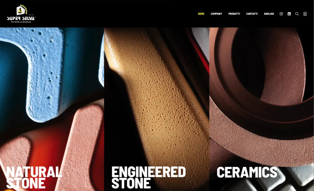 La famiglia degli abrasivi ha un membro in più: benvenuto al nuovo sito Super Selva.